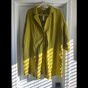 Madewell Lightspun Cover-Up Mini Shirtdress NWT